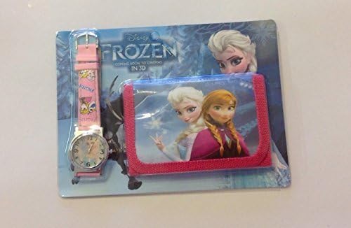 Kids Disney Frozen Watch and Wallet set Queen Elsa and Anna Birthday gift/ partybag filler by ROPER TRADING