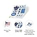 Kappa Kappa Gamma Standard Sticker Sheet Decal Laptop Water Bottle Car kkg (Full Sheet - Standard)