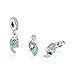 Pandora Jewelry Tropical Parrot Cubic Zirconia Charm in Sterling Silver