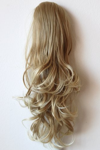 PRETTYSHOP 24" Hair Piece Pony Tail Extension Very Long & Voluminous Curly Or Wavy Heat-Resisting H32b