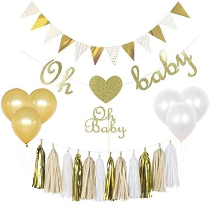 Baby Shower Decorations Gender Neutral Kit Boy Or Girl Unisex