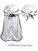 Gejoy Silky Durag Long Tail Headwraps Wide Straps Pirate Cap Smooth Hat (Color Set 1)