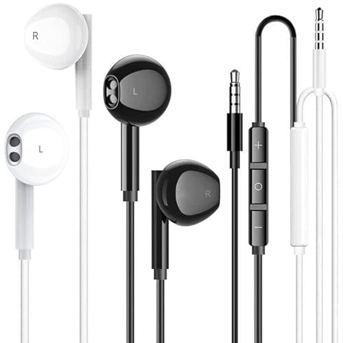 Pack Wired Headphone Plug, in-Ear Earphones, Earbuds Noise