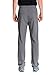 Trailside Supply Co. Men's Stretch Elastic-Waist Drawstring Pants Front Zipper Pockets,Sweat,Sport,Running, Track Pants Small Dark Grey
