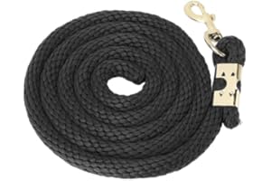 Horse Training Rope, 2m Nonslip Horse Lunging Lead with Hook to Control Walking Behavior