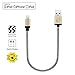 iPhone Charger, MFI Apple Certified Cambond 1ft Element Series 8 pin USB Sync Lightning Cable iPhone 8 / 7 / 7 Plus / 6s / 6s Plus / 6 / 6 Plus / 5s / 5c / 5 Charger Cord ( Metal Gold / 0.3 M )