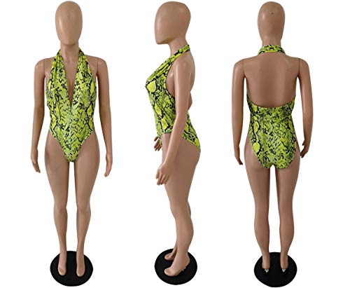 Women Sexy V Neck Boho Print Bikini Swimsuit with Long Kimono Cardigan Cover Ups