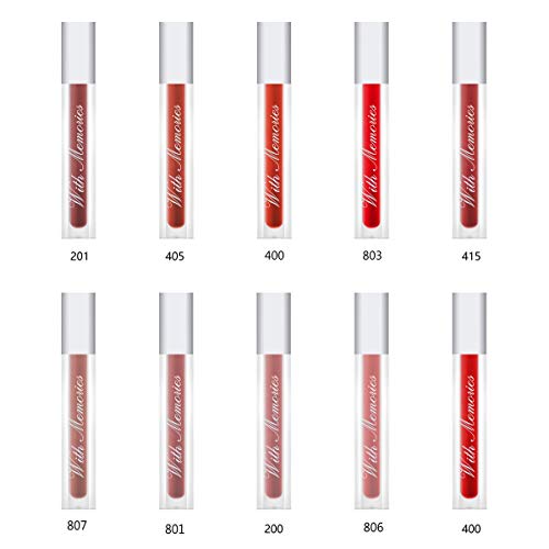 With Memories -PROFESSIONAL MAKEUP Soft Matte Lip Cream Long Lasting High-Pigmented Cream Velvet Lip Gloss (200 Rocky Road)