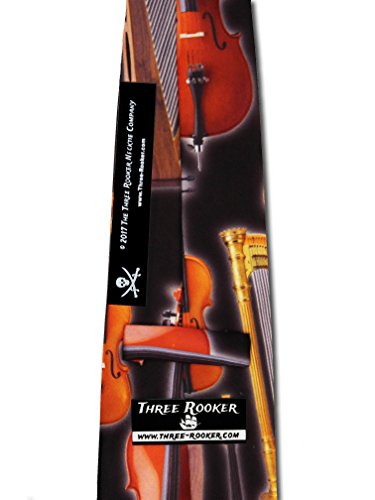 String Instruments Tie Mens Neckties by Three Rooker - Thumbnail 3