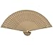 eoocvt 48pcs Summer Vintage Folding Bamboo Wooden Carved Hand Fan Wedding Bridal Party