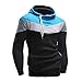haoricu Mens Shirt, Autumn Winter Men Retro Long Sleeve Hoodie Hooded Sweatshirt Tops Jacket Coat Outwear (Black, Medium)