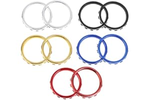 LIMENTEA 2 x Thumbstick Accent Rings Replacement Parts for Xbox ONE Elite Controller Replacement (Black)