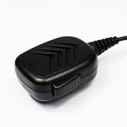 GoodQbuy® Waterproof Rainproof Shoulder Remote Speaker Mic Microphone PTT for Motorola HYT Talkabout Walkie Talkie Two Way Radio 1pin