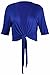 PurpleHanger Women's Plus Size Tie Up Shrug Cropped Bolero Top