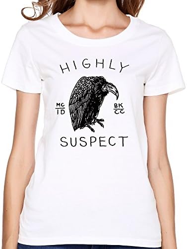 Women's Highly Suspect Lydia Mister Asylum Bloodfeather T-shirts White