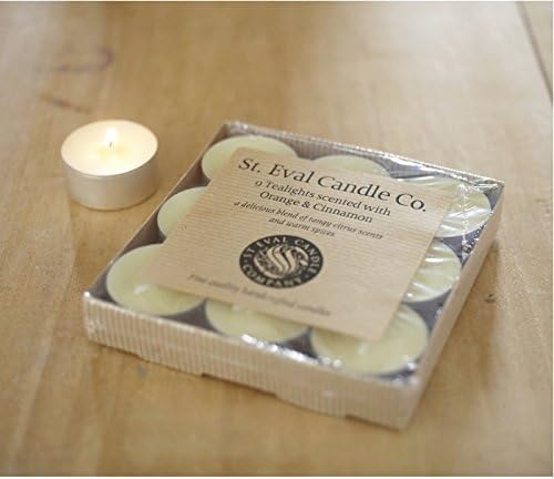 St Eval Orange &amp; Cinnamon tea lights by St Eval