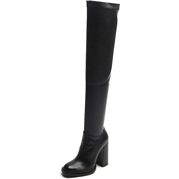 Amazon.com | MOBGAD Over The Knee Boots for Women Chunky