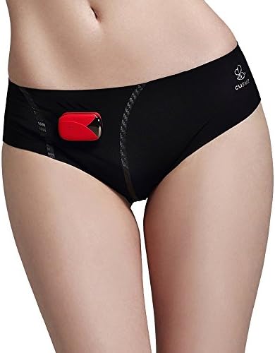 cueme Underwear,APP Controlled Smart Underwear,4 Modes,Social Functionality,Waterproof,USB Rechargeable,Wearable tech for Women (L, Black)