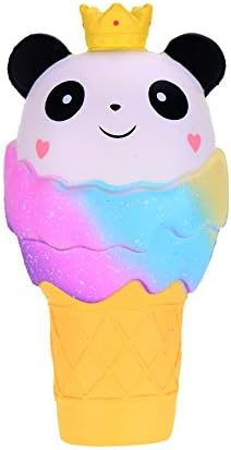 CutieLine Vlampo Slow Rising SCENTED Panda Ice Cream Squishy (Rainbow)