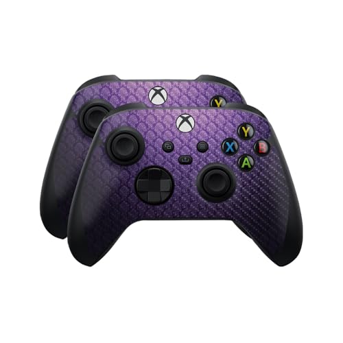 Carbon Fiber Skin Compatible with Microsoft Xbox Series X|S Controller (2 Pack)…