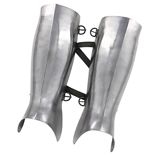 Ancient Greek Hoplite Greaves Protective Medieval 16g Functional Leg Armor