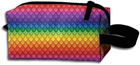Fish Scale Colorful Fashion Multifunction Portable Mini Sewing Kit Bag Cosmetic Bag For Home Office Travel Camping Sport Gym Outdoor