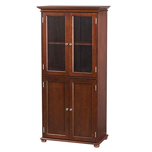 Home Decorators Collection Hampton Harbor 25 in. W Linen Cabinet in Sequoia