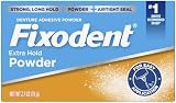 Fixodent Extra Hold Denture Adhesive Powder 2.7 Oz Pack of 4 view 2