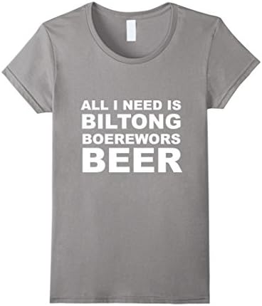 Womens Funny South African Shirt | South Africa T Shirt and Gifts Small Slate