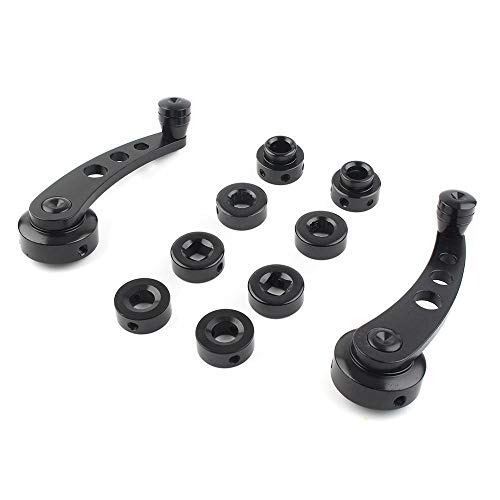 Three T 2 x auto venster slinger winder riser venster lifter handslinger hendelgrepen handvat wikkelaar crank riser kit… - Afbeelding 5