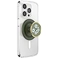 PopSockets Phone Grip Compatible with MagSafe, Phone Holder, Wireless Charging Compatible - Floral Relief