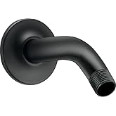 Delta U4993 5-3/4" Wall Mounted Shower Arm and Shower Arm Flange - Matte Black