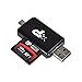 Patriot Cosmos USB 2.0 OTG SD/MicroSD Card Reader for Android Tablets and PCs