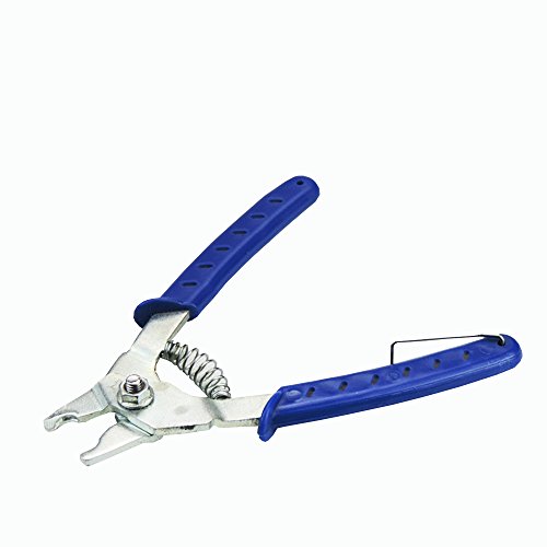 Rabbit Cage Fastener Pliers Fence Pliers Hog Ring Pliers for Chicken Quail Pigeon Pet Cage Clamp Installation Tool Poultry Bird Cage Coop M Shape Nails Livestocktool (cage pliers)