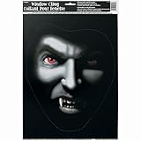 Vampire Halloween Window Cling Sheet