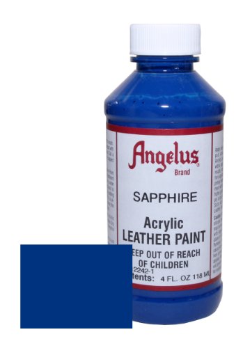 Angelus Acrylic Leather Paint-4oz.-Sapphire