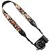Camera Strap,Eggsnow Universal Camera Neck Shoulder Strap for Mirrorless Polaroid Digital SLR Camera-Brown Flower
