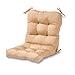 Greendale Home Fashions Outdoor Seat/Back Chair Cushion, Stone