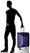 Delsey Luggage Cruise Lite Soft, Medium Checked Luggage, Spinner Suitcase, Blue