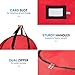 ZOBER Premium Christmas Wreath Storage Bag 30” - Dual-Zippered Storage Container & Durable Handles, Protect Artificial Wreaths - Holiday Xmas Bag Made of Tear-Proof 600D Oxford