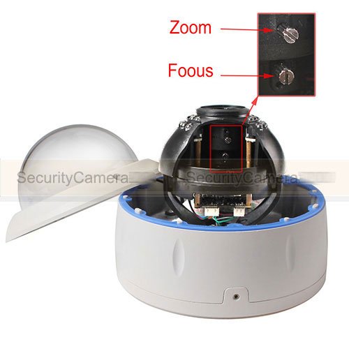 GW Security 5 Megapixel 2592 x 1920 Pixel H.265 HD 1920P Outdoor Indoor PoE Power Over Ethernet 1080P Security IP Camera with 2.8-12mm Varifocal Zoom Len