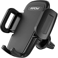 Mpow Car Phone Holder, Universal Air Vent Car Phone Mount with One Button Release and Dual-sized Clip for iPhone SE/11...