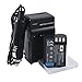 DSTE Replacement for BLM-1 Battery + DC11 Travel and Car Charger Adapter Compatible Olympus EVOLT E-300 E-330 E-500 E-510 C-5060 C-7070 C-8080 E-1 E-3 E-30 E-520 as PS-BLM1