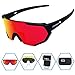 GIEADUN Polarized Cycling Sports Glasses 4 lenses Outdoor Running Sunglasses for Baseball Volleyball Baseball Driving Fishing