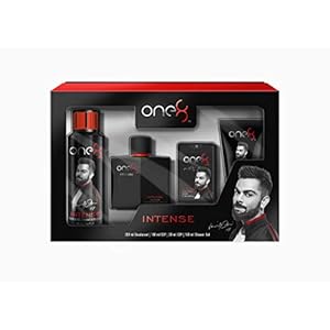 One 8 by Virat Kohli INTENSE 4 Pc Fragrance Gift Set For Men