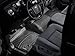 WeatherTech Custom Fit FloorLiners for Ford F-150-1st Row - Over The Hump (442951), Black