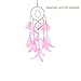 BeAhity DIY Dream Catcher Kit for Kids,Handmade Pink Dream Catchers Traditional Feather Wall Hanging Craft Kits for Girls Kids Nursery,4.33 inch Dia