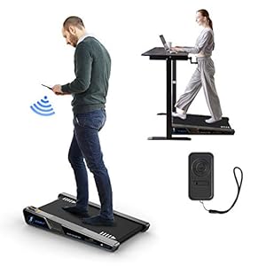Egofit-Walker-Pro-Small-Under-Desk-Electric-Treadmill-Walking-Machine-with-LED-Screen-Compact-Fit-Desk-Exerciser Walking Treadmill Foladble Walking Pad with Incline 5° Folding Treadmills for Home Egofit Walker Plus M1T, 6KMH LCD…