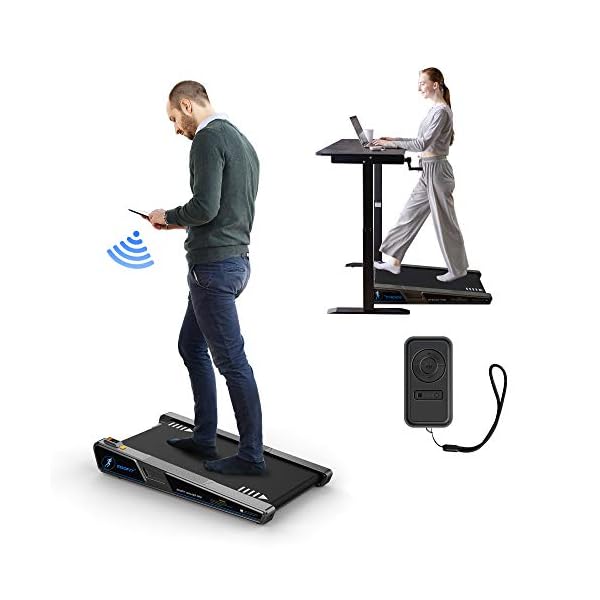 Egofit-Walker-Pro-Small-Under-Desk-Electric-Treadmill-Walking-Machine-with-LED-Screen-Compact-Fit-Desk-Exerciser Walking Treadmill Foladble Walking Pad with Incline 5° Folding Treadmills for Home Egofit Walker Plus M1T, 6KMH LCD…
