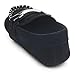 Lidiano Baby Nubuck Vamp Soft Sole Toddler Loafers Boat Shoes Crib Shoes (12-18 Months, Black)